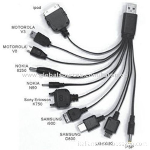 All in 1 charging cable for mobile phones universal 10-in-1